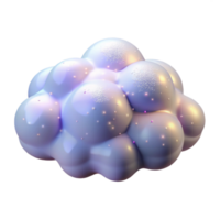 quintessential baroque A beautiful fairy dust cloud, NO BACKGROUND with Transparent Background. sharp png