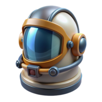 picturesque exceptional Spacesuit helmet, reflective visor, detailed design, communication device. NO BACKGROUND with Transparent Background. png