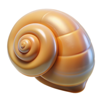 stunning dreamy classic Snail shell NO BACKGROUND with Transparent Background. studio quality png