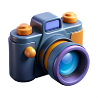 passionate sumptuous A digital camera, DSLR style with lens attached. NO BACKGROUND with Transparent Background. fine detail png