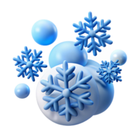 joyful majestic Falling snow flakes NO BACKGROUND with Transparent Background. expertly shot png