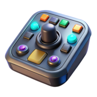 glorious energetic futuristic Spaceship control panel with illuminated buttons NO BACKGROUND with Transparent Background. genuine png