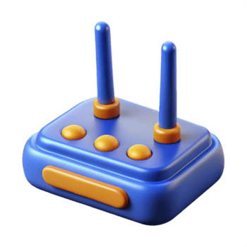 eterno rústico un red enrutador con antenas No antecedentes con transparente antecedentes. magistralmente capturado png