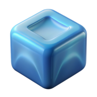 magnificent rare Ice cube NO BACKGROUND with Transparent Background. png