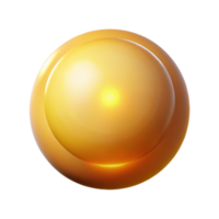 mesmerizing harmonious artistic A single, floating orb of light, radiating warmth. NO BACKGROUND with Transparent Background. refined png