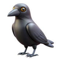 vibrant rare A crow, NO BACKGROUND with Transparent Background. png