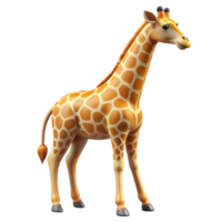 mesmerizing sought-after A graceful giraffe with long neck extended. NO BACKGROUND with Transparent Background. png