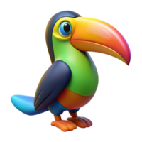 pristine rustic A colorful toucan. NO BACKGROUND with Transparent Background. gallery standard png