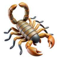 picturesque signature A scorpion. NO BACKGROUND with Transparent Background. png