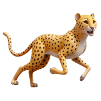 memorable nordic A cheetah running. NO BACKGROUND with Transparent Background. top-tier png