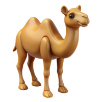 mesmerizing coastal A camel. NO BACKGROUND with Transparent Background. handcrafted png