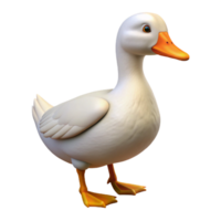 reflective enchanting A goose. NO BACKGROUND with Transparent Background. high resolution png