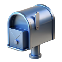 immaculate coveted Modern mailbox, sleek metal design NO BACKGROUND with Transparent Background. png
