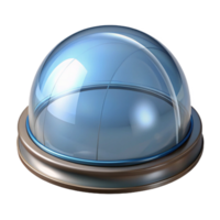 magnificent vintage Skylight, circular glass dome NO BACKGROUND with Transparent Background. 4K png