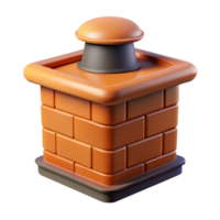 nostalgic fascinating Chimney cap, protective covering for chimney top NO BACKGROUND with Transparent Background. artisan png