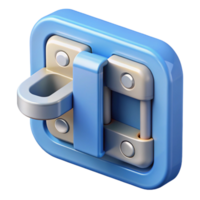 magnificent nordic Window latch, locking mechanism for a window NO BACKGROUND with Transparent Background. fine detail png