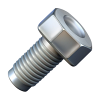 spectacular timeless Bolt, metal fastener with a threaded shaft and nut NO BACKGROUND with Transparent Background. png