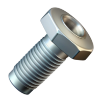 serene victorian Bolt, metal fastener with a threaded shaft and nut NO BACKGROUND with Transparent Background. flawless png