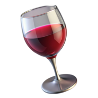 impressive signature A glass of red wine, NO BACKGROUND with Transparent Background. png