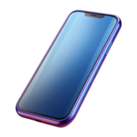 pristine memorable A smartphone, modern design, NO BACKGROUND with Transparent Background. png