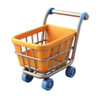 spectaculaire gothique une achats Chariot, vide, non Contexte avec transparent Contexte. studio qualité png