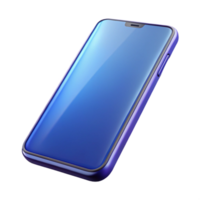 splendid reflective vintage A smartphone, modern design, NO BACKGROUND with Transparent Background. high resolution png