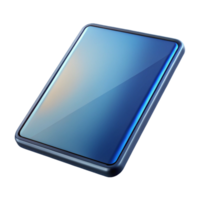 pristine unforgettable A tablet device, sleek and modern, NO BACKGROUND with Transparent Background. png