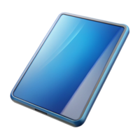 majestic dramatic creative A tablet device, sleek and modern, NO BACKGROUND with Transparent Background. authentic png