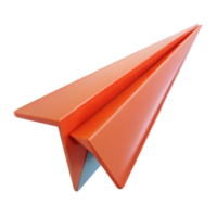 mesmerizing surreal A paper airplane, mid-flight, NO BACKGROUND with Transparent Background. studio quality png