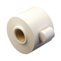 unparalleled rustic A roll of toilet paper, white and perforated, NO BACKGROUND with Transparent Background. precision png