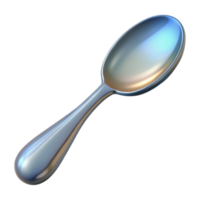 impressive unparalleled A spoon, rounded and reflective, NO BACKGROUND with Transparent Background. png