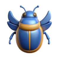 sumptuous signature Scarab beetle, Egyptian symbol of rebirth, NO BACKGROUND with Transparent Background. png