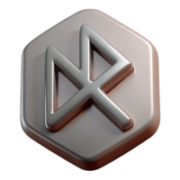 picturesque melancholic rustic Norse rune, ancient symbol, NO BACKGROUND with Transparent Background. gallery standard png