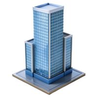 majestoso inesquecível moderno arranha-céu arquitetônico modelo, não fundo com transparente fundo. png