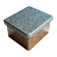 reflective hypnotic Granite countertop polished surface, NO BACKGROUND with Transparent Background. high quality png
