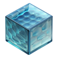 serene romantic urban Glass block textured surface, NO BACKGROUND with Transparent Background. refined png