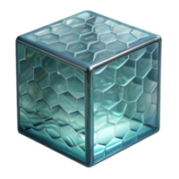 reflective alluring Glass block textured surface, NO BACKGROUND with Transparent Background. premium png