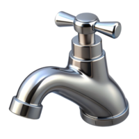 sumptuous unforgettable Faucet chrome finish, NO BACKGROUND with Transparent Background. png