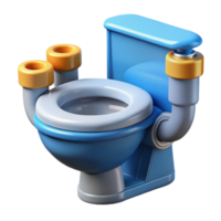 striking melancholic baroque Toilet dual flush mechanism, NO BACKGROUND with Transparent Background. gallery standard png