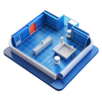 remarkable tropical Architectural blueprint floor plan, NO BACKGROUND with Transparent Background. high quality png