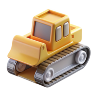 whimsical dramatic Bulldozer blade and tracks, NO BACKGROUND with Transparent Background. gallery standard png
