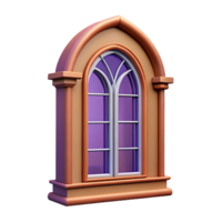 sumptuous playful victorian Victorian window frame, NO BACKGROUND with Transparent Background. refined png