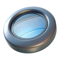 spectacular harmonious elegant Skylight, circular, modern, NO BACKGROUND with Transparent Background. expertly shot png