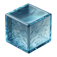 pristine passionate victorian Glass block, textured, NO BACKGROUND with Transparent Background. precision png