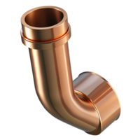 impressive standout Downspout, copper, NO BACKGROUND with Transparent Background. png