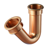 mysterious sumptuous Downspout, copper, NO BACKGROUND with Transparent Background. genuine png