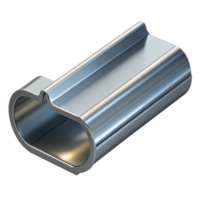quintessential tropical Gutter section, aluminum, NO BACKGROUND with Transparent Background. fine detail png