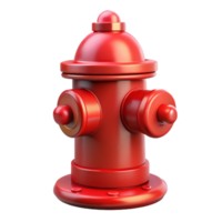 immaculate modern Fire hydrant, red, NO BACKGROUND with Transparent Background. exclusive png