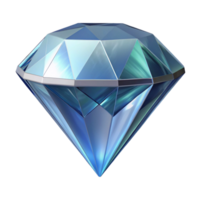 notable modern A single, diamond with sparkling facets. NO BACKGROUND with Transparent Background. top-tier png