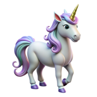 glorious harmonious rustic A majestic unicorn with a spiraling horn, NO BACKGROUND with Transparent Background. impeccable png
